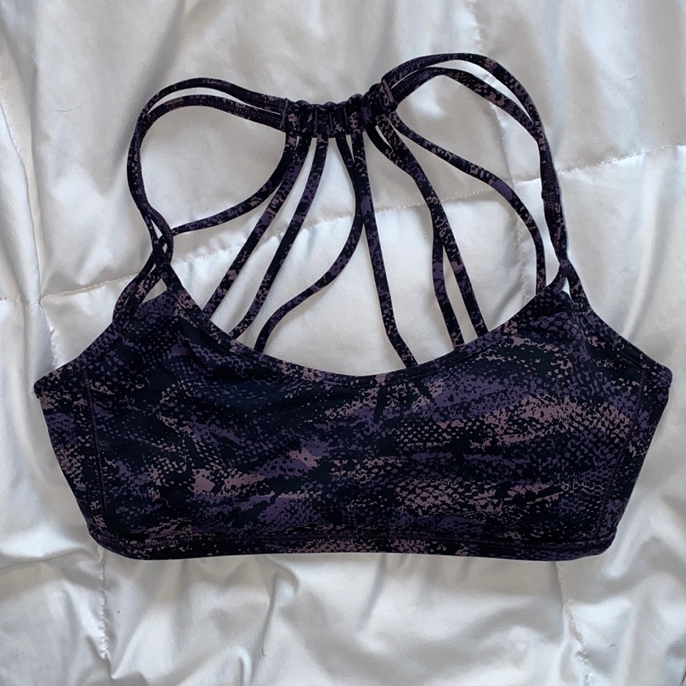 Lululemon Purple Python Sports Bra - 6